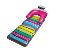 Happy People - Colchoneta 2in1 (158x69 CM) Inflable Piscina Strand Wasserstuhl