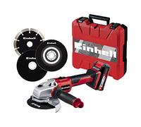 Happy People Einhell Kids Power X-Change Axxio 41767 - Amoladora angular con batería, maletín, juguete para niños con unidad de batería intercambiable con discos abrasivos móviles