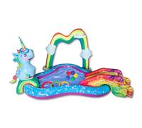 Happy People Playcenter Unicornio Tobogán 254x198x145cm In olas Anillos Pool