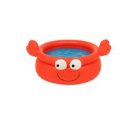 Happy People Quick Up Piscina Cangrejo 175x62cm Con 3D Ojos Inflable Cizalla