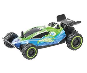 Happy People- RC-Hot Wheels Microbuggy Juego en Miniatura, Color Azul (63446)