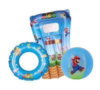 Happy People Set Playa 3 en 1 Super Mario Piscina Colchoneta