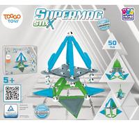 Happy People Stix - Juego de imanes (Acero, 50 Unidades), Color Verde y Azul