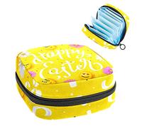 Happy Period - Bolsa de almacenamiento portátil para servilletas sanitarias, Varios colores, 4.7x6.6x6.6 in/12x17x17 cm