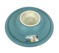 Happy pet Mad about pets voerbak drinkbak volcano lichtblauw
