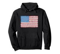 Happy Pi Day 3.14 Pi Símbolo Bandera Americana Amante de las Matemáticas Día Pi Sudadera con Capucha