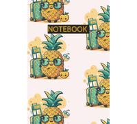 Happy Pineapple Notebook: Ready for Vacation Notebook - 6" x 9", Matte Cover, 150 Lined Pages | Fun Tropical Journal for Summer, Travel, and Everyday Notes