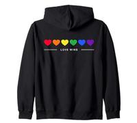Happy Pride Month - Love is Love - LGBTQ+ Sudadera con Capucha