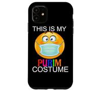 Happy Purim Costume Funny Jewish Face Mask Carcasa para iPhone 11