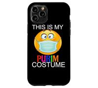 Happy Purim Costume Funny Jewish Face Mask Carcasa para iPhone 11 Pro