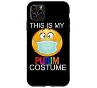 Happy Purim Costume Funny Jewish Face Mask Carcasa para iPhone 11 Pro MAX