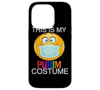 Happy Purim Costume Funny Jewish Face Mask Carcasa para iPhone 14 Pro