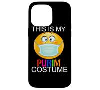 Happy Purim Costume Funny Jewish Face Mask Carcasa para iPhone 14 Pro MAX