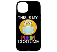 Happy Purim Costume Funny Jewish Face Mask Carcasa para iPhone 15 Plus