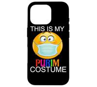Happy Purim Costume Funny Jewish Face Mask Carcasa para iPhone 16 Pro