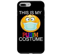 Happy Purim Costume Funny Jewish Face Mask Carcasa para iPhone 7 Plus/8 Plus