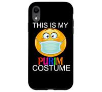 Happy Purim Costume Funny Jewish Face Mask Carcasa para iPhone XR