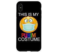 Happy Purim Costume Funny Jewish Face Mask Carcasa para iPhone XS MAX