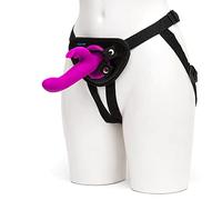 Happy Rabbit Happy Rabbit Vibrating Strap On Harness Set Purple 100 g