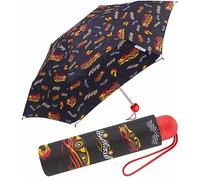 happy rain Ergobrella Paraguas Infantil de Bolsillo con Elementos Reflectantes, 89 cm, Clásico