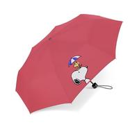 happy rain Paraguas plegable infantil PEANUTS, rojo, 92 cm