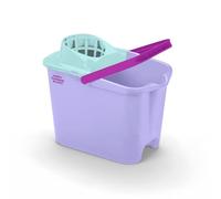 Happy Rainbow - Cubo de fregona con escurridor Reciclado asa ergonómica Robusto sostenible 14L Ideal para Limpieza de Suelos y hogar