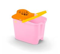 Happy Rainbow - Cubo de fregona con escurridor Reciclado asa ergonómica Robusto sostenible 14L Ideal para Limpieza de Suelos y hogar