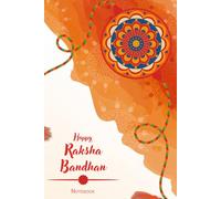 Happy Raksha Bandhan: A Lined Rakhi Notebook Gift for Sister: 6x9 Journal with White Paper & Glossy Cover - For Wishes, Messages, Letters, and Memories