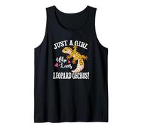 Happy Reptile Just A Girl Who Loves Leopard Geckos Lover Camiseta sin Mangas