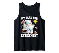 Happy Retirement Gnome Dad For Coffee Lover Finally Retired Camiseta sin Mangas