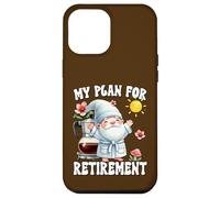 Happy Retirement Gnome Dad For Coffee Lover Finally Retired Carcasa para iPhone 12 Pro Max