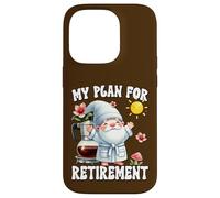 Happy Retirement Gnome Dad For Coffee Lover Finally Retired Carcasa para iPhone 14 Pro
