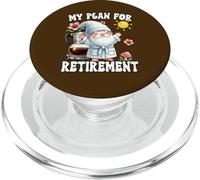 Happy Retirement Gnome Dad For Coffee Lover Finally Retired PopSockets PopGrip para MagSafe