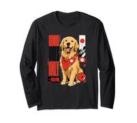 Happy Retriever Good Vibes Only Japanese Streetwear Manga Larga