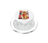 Happy Retriever Good Vibes Only Japanese Streetwear PopSockets PopGrip para MagSafe