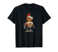 Happy Robot Chicken con IA para los Amantes de los Robots Inteligentes Camiseta