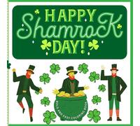 Happy Shamrock Day Bold and Easy Coloring Book: Simple and Cute Saint Patrick's Day inspired images for Adults, Teens, and Kids (Easy & Bold) (For the Love of the Holiday)