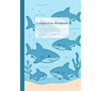 Happy Sharks Under the Sea: Composition Book / Journal (6x9, Paperback)