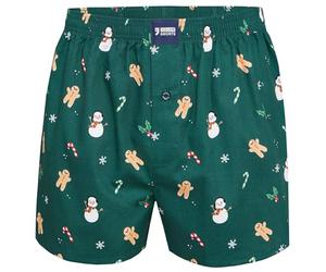 Happy Shorts Boxer Webboxer Navidad Esquí Santa Claus, L