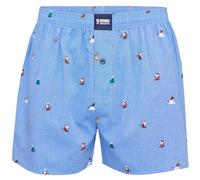 Happy Shorts Boxer Webboxer Navidad Esquí Santa Claus, M