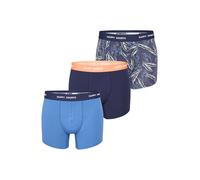 Happy Shorts Calzoncillo boxer azul / azul oscuro / coral / blanco XXL azul / azul oscuro / coral / blanco