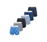 Happy Shorts Calzoncillo boxer azul claro / azul oscuro / negro / blanco Hombre Happy Shorts S azul claro / azul oscuro / negro / blanco