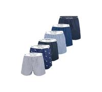 Happy Shorts Calzoncillo boxer azul noche / azul claro / azul oscuro / blanco Hombre Happy Shorts S azul noche / azul claro / azul oscuro / blanco