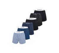 Happy Shorts Calzoncillo boxer azul oscuro / negro / blanco L azul oscuro / negro / blanco