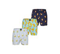 Happy Shorts Calzoncillo boxer marino / amarillo oscuro / gris claro / menta Hombre Happy Shorts M marino / amarillo oscuro / gris claro / menta