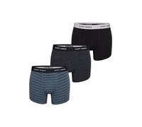 Happy Shorts Calzoncillo boxer 'Motive' azul / negro / blanco M azul / negro / blanco