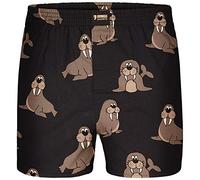 Happy Shorts Calzoncillos tipo bóxer para hombre/bóxer con forro de jersey, modelo: Walrus XL, Hs-274, 54