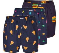 Happy Shorts X - Calzoncillos tipo bóxer para hombre con suspensión, Diseño 19, M