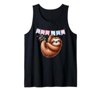 Happy Sloth - Banderines Colgantes para celebración Camiseta sin Mangas