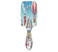 Happy Snow - Peine de cerdas suaves para cabello encrespado, antiestático y encrespado para niños